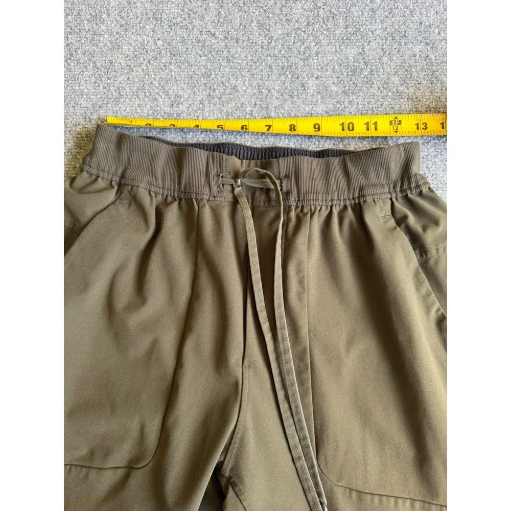Lululemon ABC Jogger Warpstreme Mens Small Dark Olive Green Activewear Pants